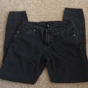 Black skinny jeans